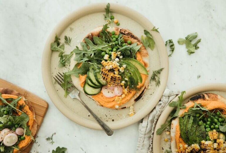 Vegetable and Mushroom Tart with Oat Dough - Simple and Easy Vegetarian Recipe