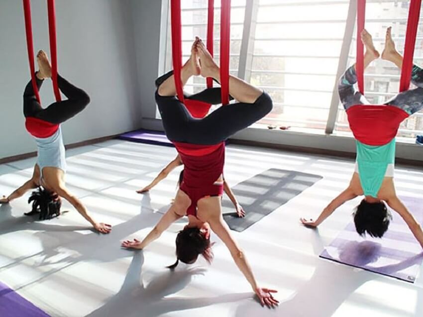 What is aerial yoga